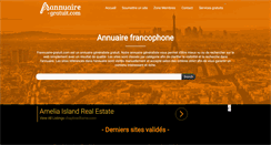 Desktop Screenshot of frannuaire-gratuit.com